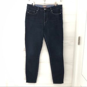 Paige Dark Blue Stretchy Skinny Jeans